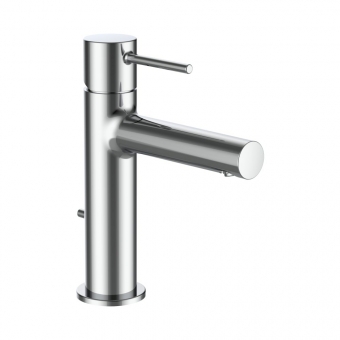 Maišytuvas praustuvui Twinplus Slim, snapo ilgis 110mm, su dugno vožtuvu 