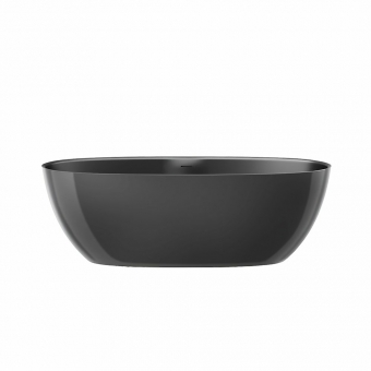 Vonia ALLYSA 1705×800 mm, akmens masė, juoda 