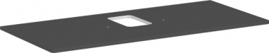Konsolė spintelei Xelu Q 1180x550 su išpjova dubeniui, Diamond Matt Grey 