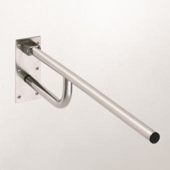 atrama atlenkiama 760 mm nerūdijantis plienas matinis 