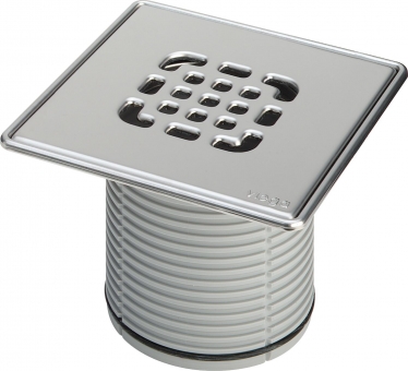 Antdėklas su grotelėm Viega Advantix, 150x150 