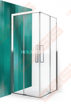 Slankiojančios dušo durys ROTH ECS2P/800 blizgiu profiliu, skaidriu stiklu 