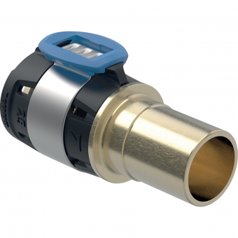 Sujungimas FlowFit / pres plienas, su lygiu galu bronza d=32mm, d1=28mm 