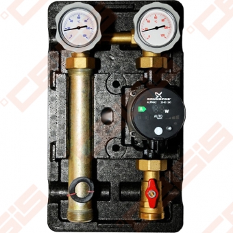 Tiesioginės cirkuliacinės sistemos mazgas MEIBES Edition 8 Dn1" su Grundfos Alpha2 25-60 cirkuliaciniu siurbliu