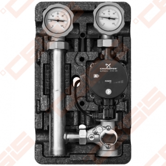 Cirkuliacinės sitemos pamaišymo mazgas MEIBES Edition 8 Dn1" su Grundfos Alpha2L 25-60 cirkuliaciniu siurbliu