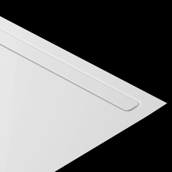 Dangtelis sifono 4134 Nexsys 100cm padėklui, baltas 