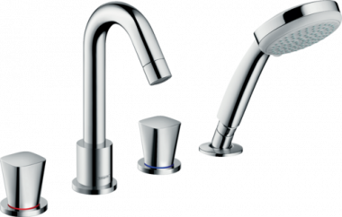 Vonios maišytuvas Hansgrohe Logis iš vonios krašto,4 sk. 
