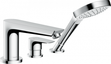 Vonios maišytuvas Hansgrohe 3d. iš vonios krašto Talis E 