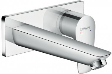 Praustuvo maišytuvas Hansgrohe iš sien Talis E 165 
