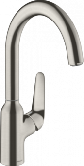 Plautuvės maišytuvas Hansgrohe M421-H220, nerūdijantis plienas 