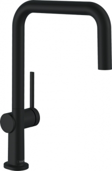 Maišytuvas plautuvei Hansgrohe Talis M54, U220, 1jet, EcoSmart,  juodas matinis 