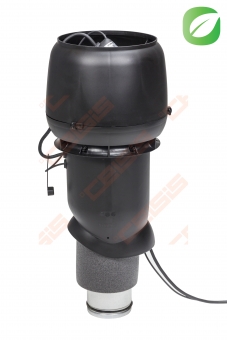 Stoginis ventiliatorius VILPE ECo 190P-125-500 juodas 