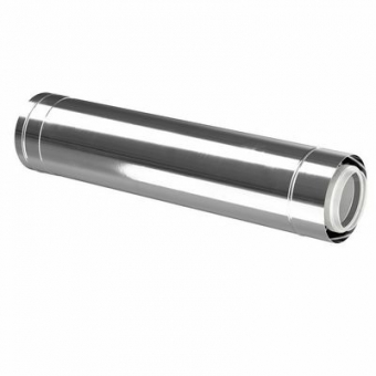 Vamzdis Ø80/125, 500mm, FC-C plienas 