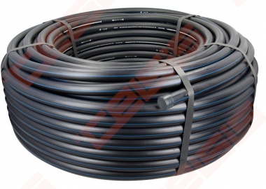 Lauko vandentiekio vamzdis iš polietileno (PE) DN20x2.0mm PN10 (rulonas - 200 m)
