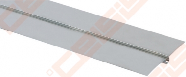 Plokštė ALU 1000x145x0.5mm grind 1x16 