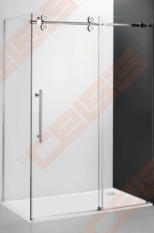 Šoninė dušo sienelė ROTH KINEDOOR LINE KIB/900 su brillant spalvos profiliu ir skaidriu stiklu 