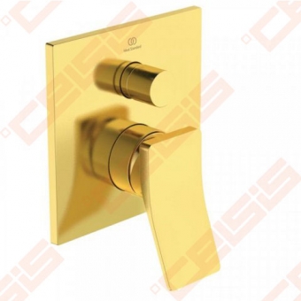 Virštinkinė dalis vonios/dušo maišytuvo Ideal Standard Conca, spalva Brushed Gold. Reikalinga potinkinė dalis A1000NU 