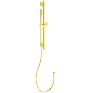 Komplektas dušo Ideal Standard Conca Idealrain Stick: rankinis dušas pirštelis, stovas 600mm, žarna 1750mm, spalva - Brushed Gold 