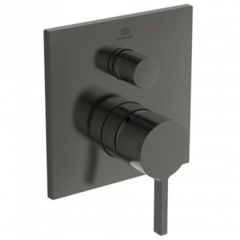 Virštinkinė dalis vonios/dušo maišytuvo Ideal Standard Joy-Neo. Spalva - Magnetic Grey. Reikalinga potinkinė dalis A1000NU 