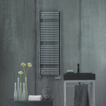 Rankšluosčių džiovintuvas Zehnder Virando 120x60 lenktas, chromas 