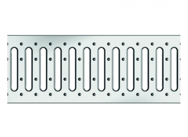 Juostinės grotelės GALA latakams, nerūdijančio plieno, L-500mm, A15 