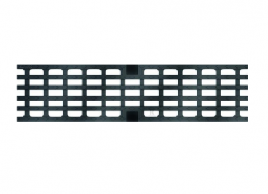 Ištisinės strypinės tinklelio formos ketaus grotelės V100 L-0,5m 