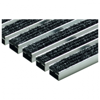 Grotelės VARIO 2.0 veltinio juostelės su nerūdijančio plieno profiliu 60x40cm 