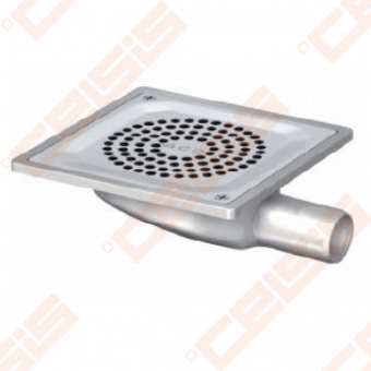 Dušo trapas ACO EG150, matmenys - 150 x 150 mm, pajungimas - 32 mm 