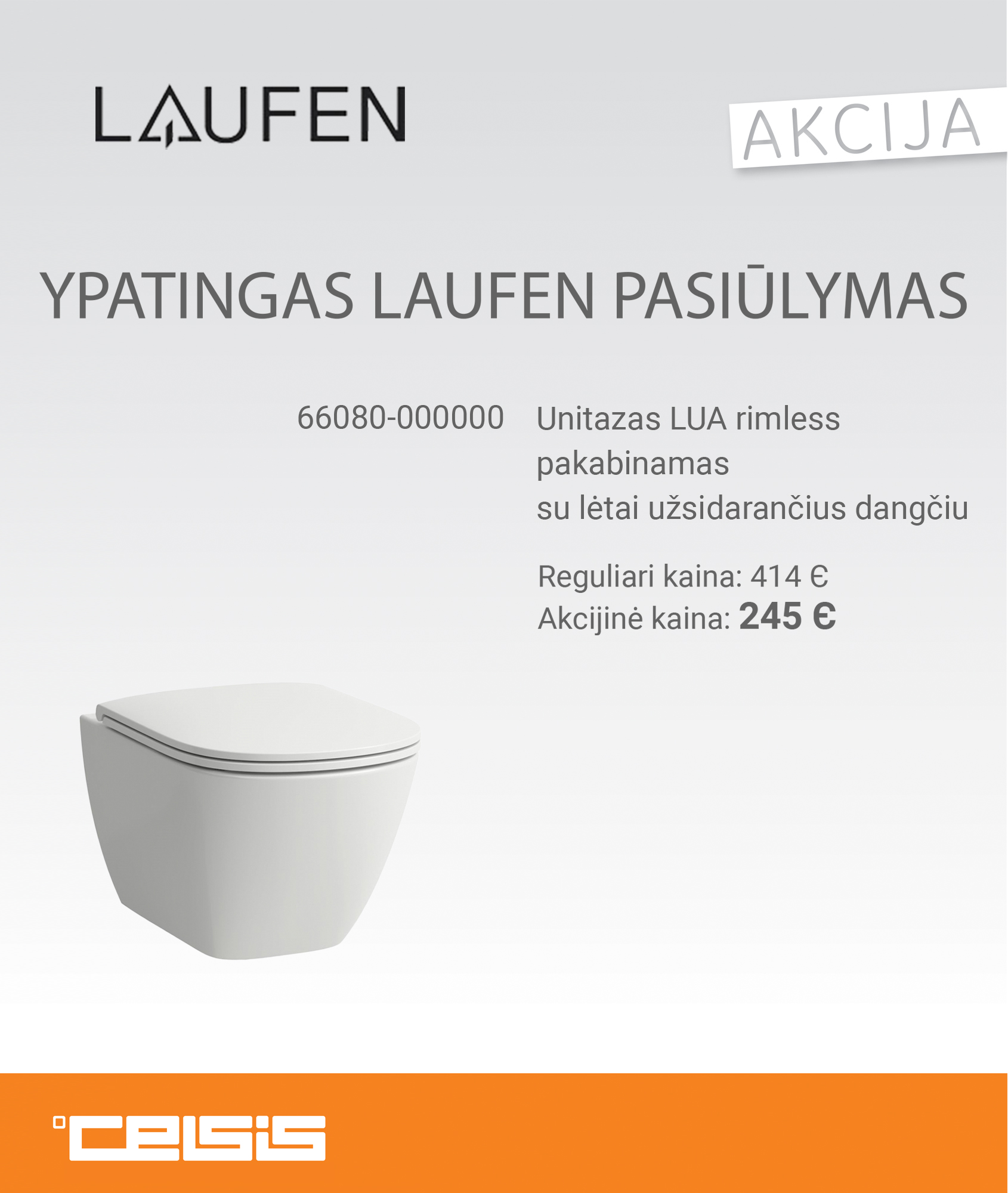 LAUFEN  PASIŪLYMAS! 