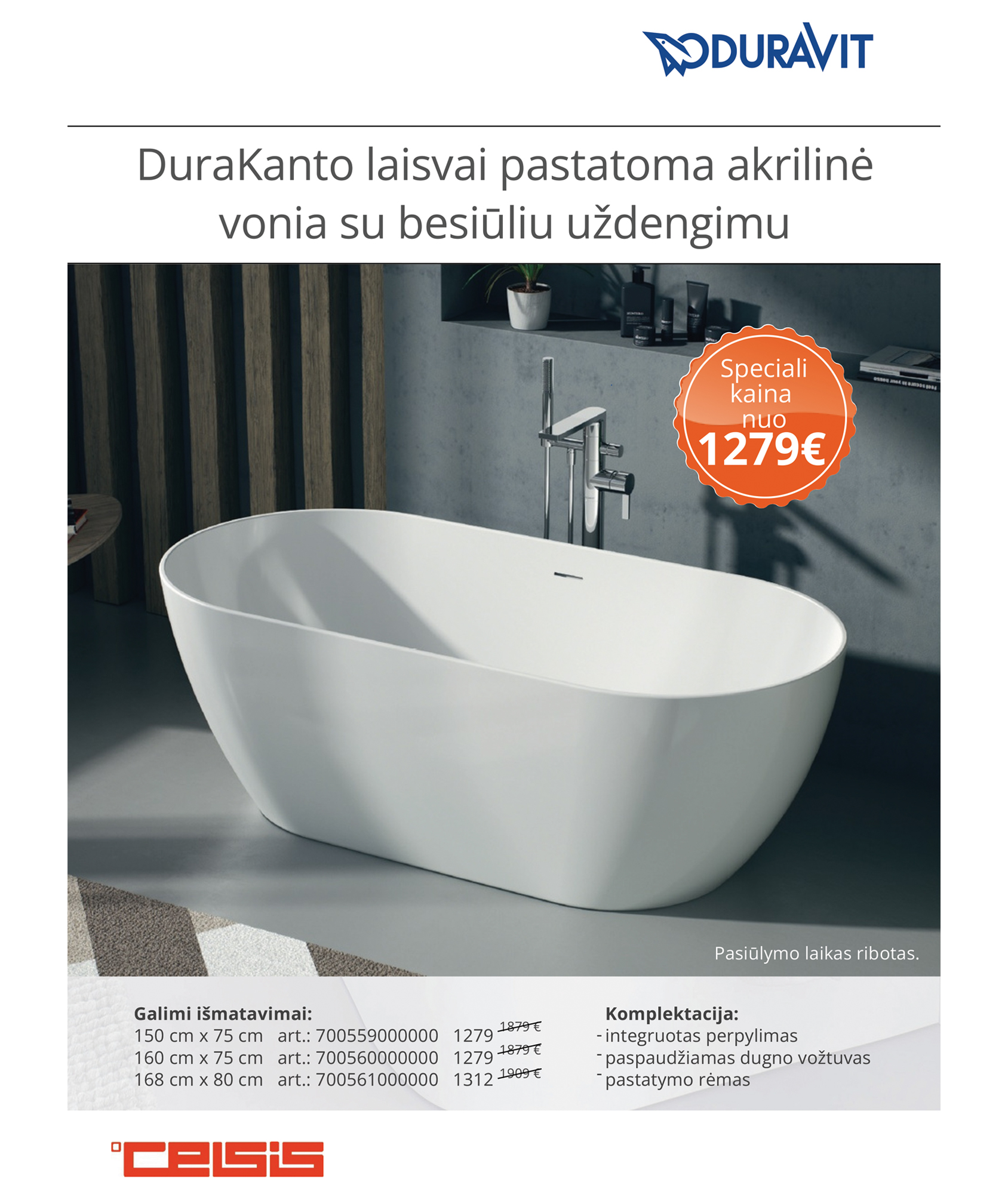 DURAVIT PASIŪLYMAS! 