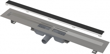 Latakas dušo nerūdijančio plieno 650 mm su rėmeliu plytelei klijuoti, pažemintas 