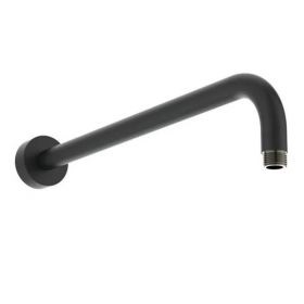 Ideal Standard alkūnė dušo galvas, montavimui iš sienos, ilgis 400mm, spalva - juoda matinė 