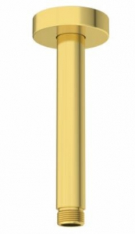 Vamzdis dušo galvai iš lubų Ideal standard Idealrain, ilgis 150mm, spalva - Brushed Gold 