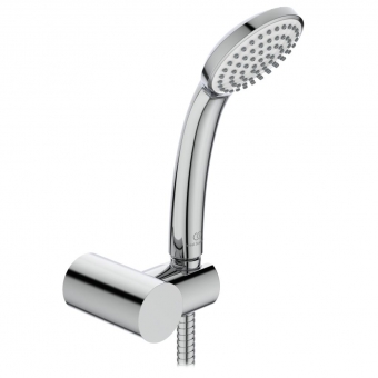 Dušo komplektas Ideal Standard IdealRain Soft S1. Komplekte: dušo galva 80mm, 1500mm žarna, laikiklis 