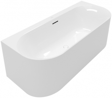 Vonia Loop&Friends 1700x750 Oval glaudžiama prie sienos, stone white 
