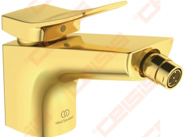 Bidė maišytuvas Ideal Standard Conca, su dugno vožtuvu, spalva Brushed Gold 