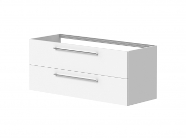 Apatinė spintelė Kamė Gama 120cm balta blizgi, stalviršiui 