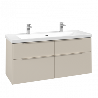 Spintelė apatinė Subway 3.0 1272x576x478 cashmere grey, monochrome rankenėlės 