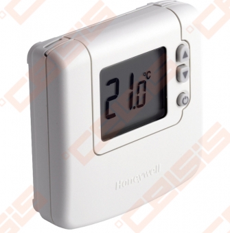 Skaitmeninis patalpos termostatas DT90A, maitinamas baterija. Diferencialas 0,5°C. 24-230V. 