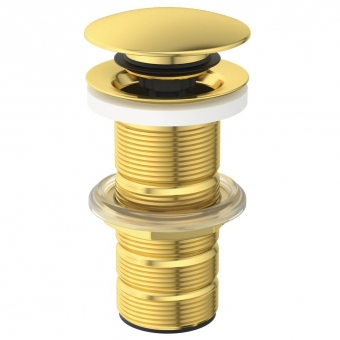Vožtuvas dugno Ideal Standard Ipalyss, click-clack,spalva - Brushed Gold 
