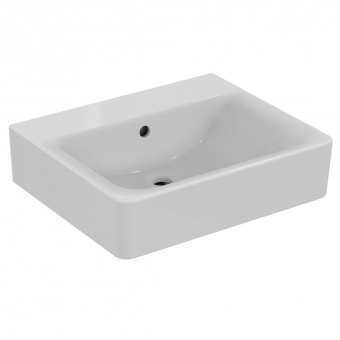 Praustuvas Ideal Standard Connect Cube, matmenys: 550x460x140, be skylės maišytuvui 