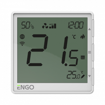ENGO EFAN-230W ventiliatoriaus ritės termostatas 