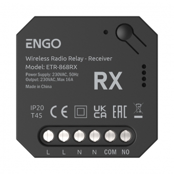 ENGO ETR-868RX papildomas EngoLink belaidės relės ETR-868 imtuvas 