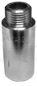 Žalvarinis chromuotas  prailginimas PATTARONI Dn1/2"x15mm 
