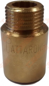 Žalvarinis prailginimas PATTARONI Dn1/2"x10mm 