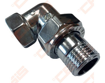 Jungtis išardoma kampinė vidus/išorė 1/2" CHR polir Pattaroni 