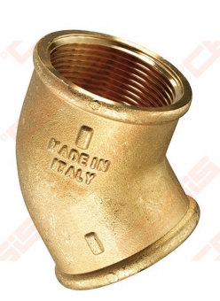 Žalvarinė 45° alkūnė PATTARONI Dn1/2"
