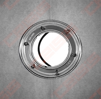Nerūdijančio plieno žiedas HL su gumine tarpine ir varžtų komplektu, su Montapast B tipo hidroizoliacine medžiaga 400x400 mm tepamai mastikai 