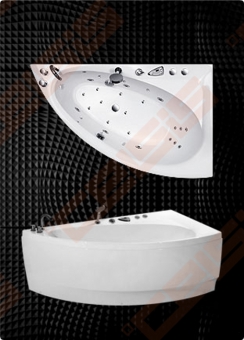 Vonia BALTECO Idea 170x100 cm kairė, S1 su apdaila E16, S1 be masažo