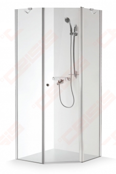 Dušo kabina Brasta Glass LINA 879-888x879-888x2000 matinis stiklas 